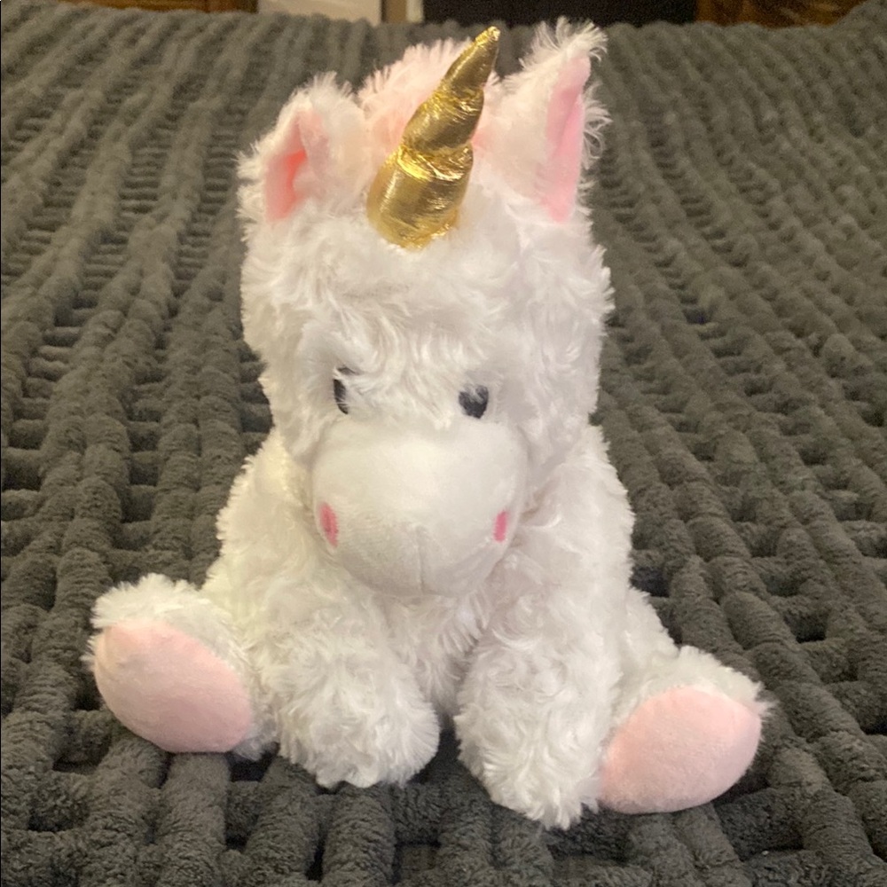 Cuddly Unicorn Warm Pal - White and Gold